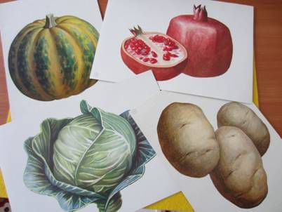 Овощи на рисунках