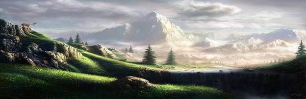 Картина горы